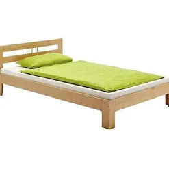 Idimex Lit en pin THEO, 90 x 200 cm, lasuré couleur hêtre