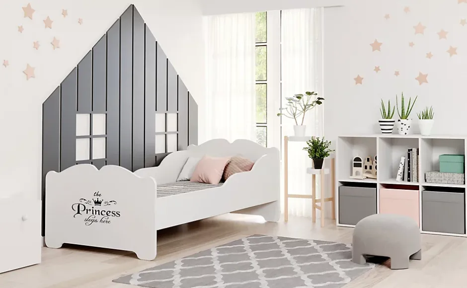 Kobi Lit enfant ANNA avec matelas 140x70 Princesse Clearance