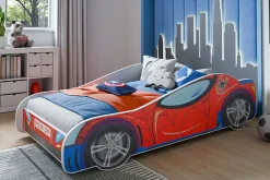 Enfant Kobi Lit enfant Car Spider 140x70 avec matelas