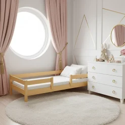 Kobi Lit enfant Lofto 160x80 avec barreaux - bois naturel Online