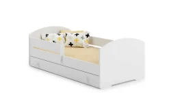 Kobi Lit enfant LUK avec tiroir et barreau 140x70