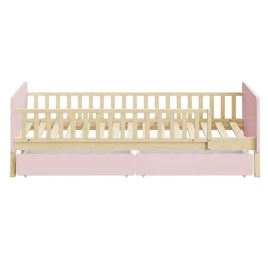 Blackcolors Lit Enfant 90X190Cm Bois Rose Clearance