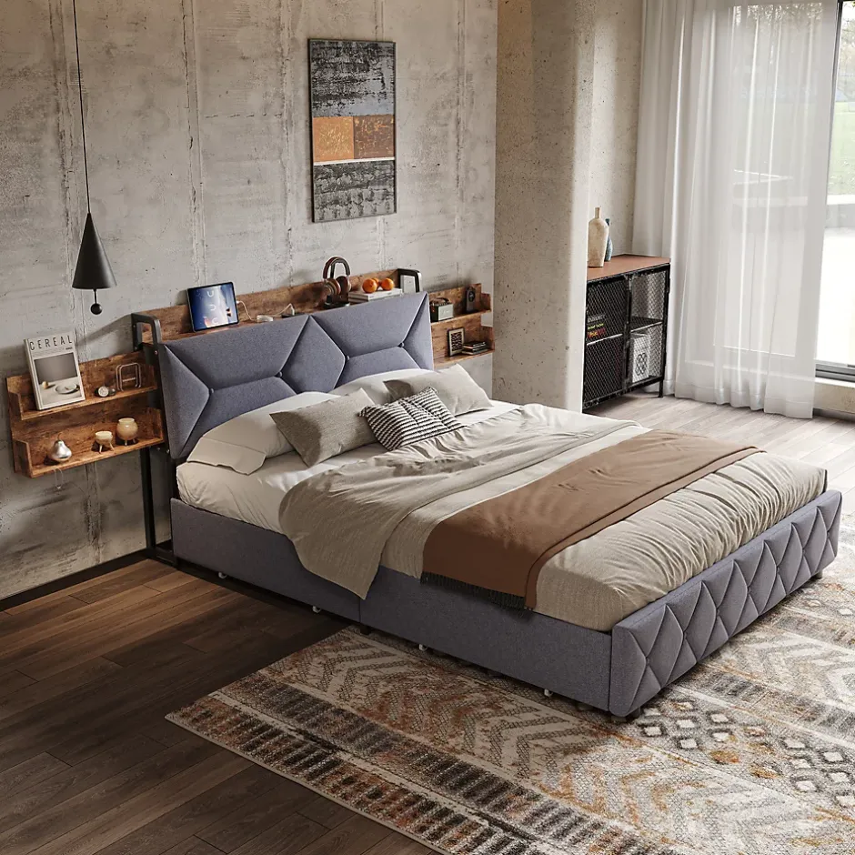 Fortuna lai Lit Ergonomique, 160x200, Avec Rangement Hot