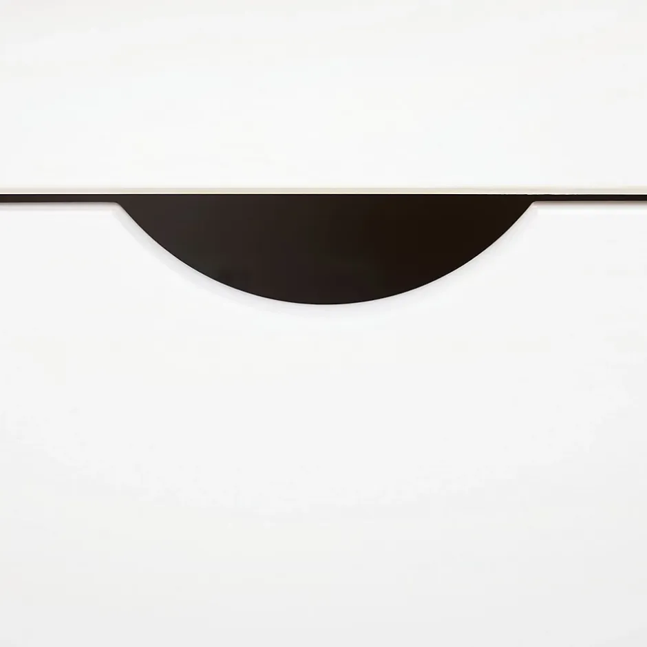 Idimex Lit fonctionnel SABRINA 90x190 cm, en pin massif lasuré blanc Discount