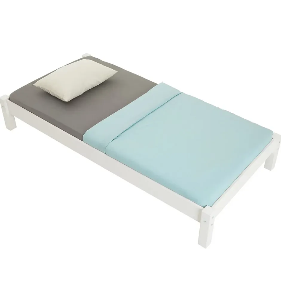 Idimex Lit futon TAIFUN, 90 x 190 cm, en pin massif lasuré blanc Online