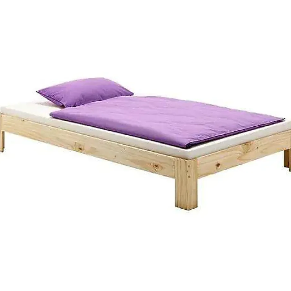 Idimex Lit futon THOMAS, en pin massif, 90 x 200 cm, vernis naturel Sale