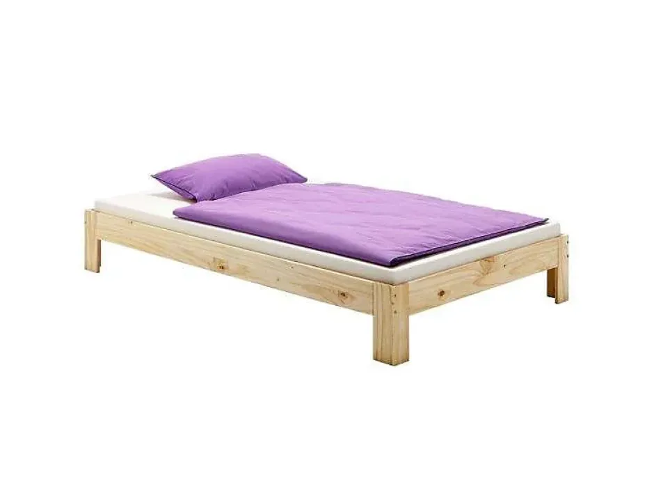 Idimex Lit futon THOMAS, en pin massif, 90 x 200 cm, vernis naturel Sale