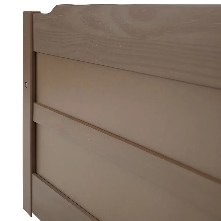 Idimex Lit gigogne LORENA en pin massif, 90 x 190 cm, lasuré taupe Discount