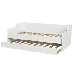 Weber Industries Lit gigogne SWEET 90x190 + 2 sommiers + 1 tiroir-lit / Blanc Clearance