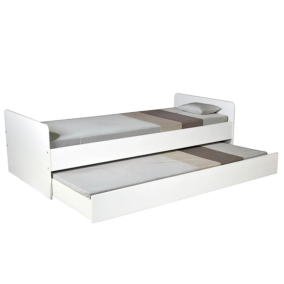 Weber Industries Lit gigogne 90x200 cm BALI / Blanc Hot