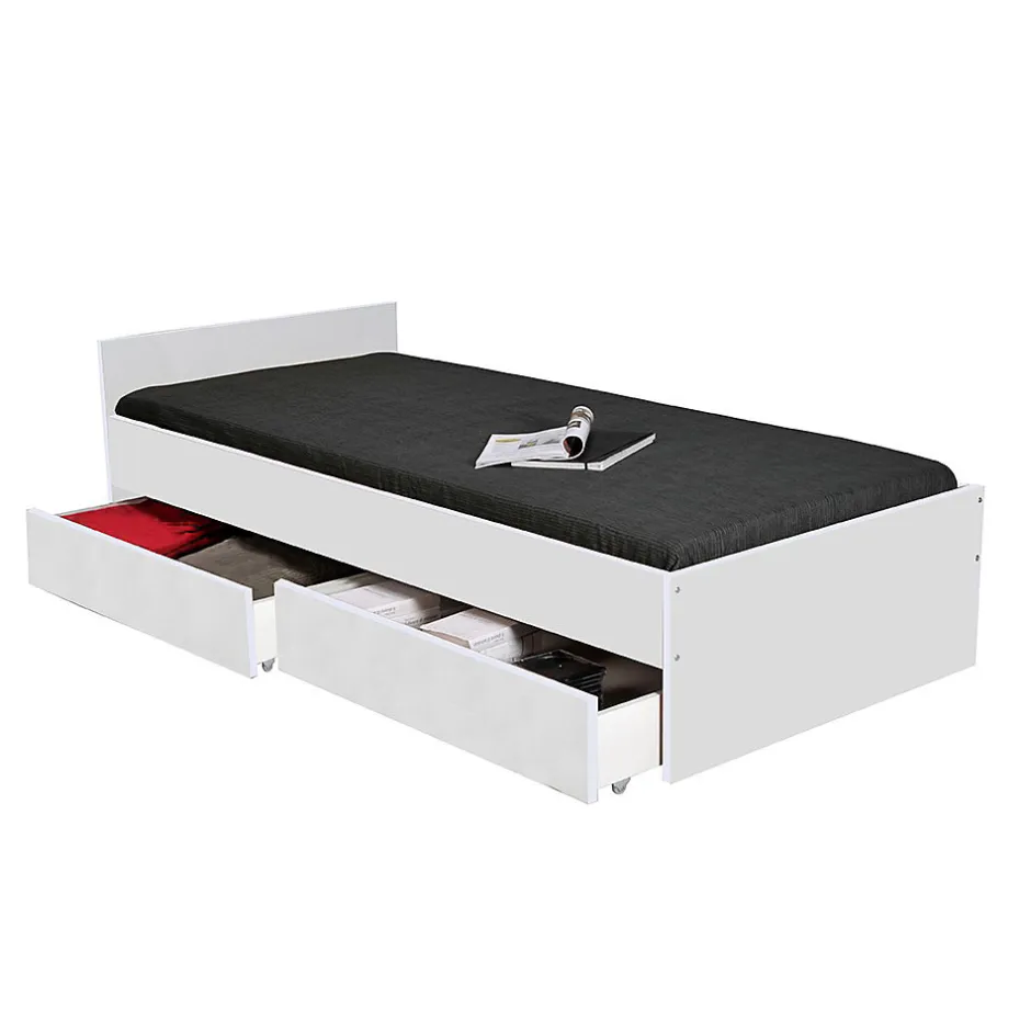 Weber Industries Lit KAPPA 90x190 + 2 tiroirs / Blanc