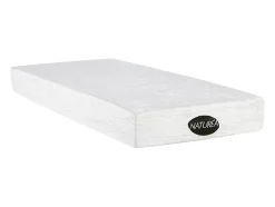 Vente-unique Lit électrique de relaxation tout plots + matelas mémoire de forme et bambou - 2 x 90 x 200 cm - Noir - LYSIS III de NATUREA