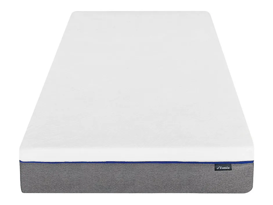 Vente-unique Lit électrique de relaxation tout plots + matelas mémoire de forme - 2 x 80 x 200 cm - Chêne - HESIODE III de YSMÉE Clearance