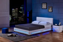 Brand Home Deluxe Lit LED ASTEROID blanc 160 x 200 cm Discount