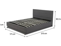 Habitat Et Jardin Lit LED avec coffre