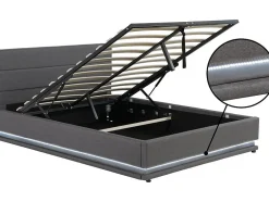 Habitat Et Jardin Lit LED avec coffre 
