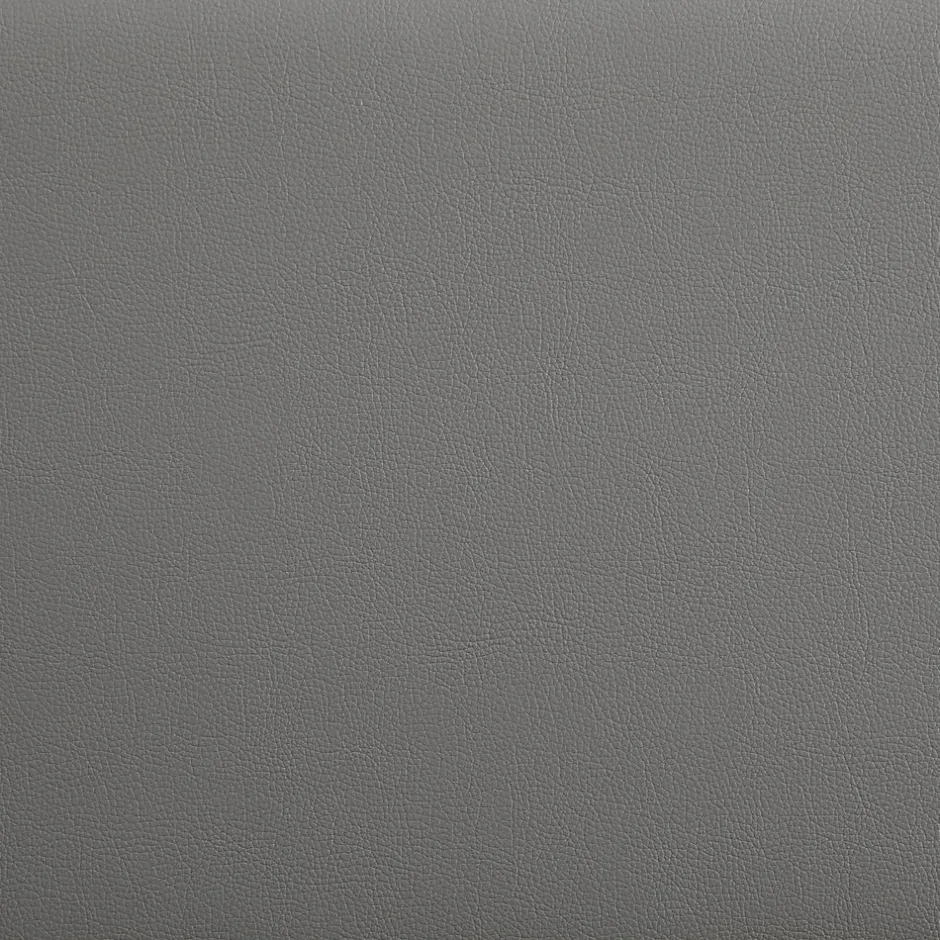Idimex Lit LED simple EVAN 90x190 cm, avec sommier, revêtement en synthétique gris