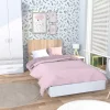 Weber Industries Lit LOFT 90x190 cm + sommier / Décor Blanc & chêne blanchi Clearance