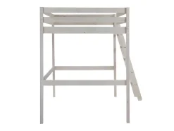 Vente-unique Lit mezzanine - 140 x 190 cm - Pin massif - Blanchi -GEDEON II Best