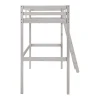Vente-unique Lit mezzanine - 90 x 190 cm - Pin massif - Blanchi -GEDEON II Online