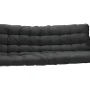 Vente-unique Lit mezzanine 90 x 190 cm - Avec banquette convertible - Métal - Blanc + Futon noir - MODULO V Outlet