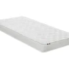 Vente-unique Lit mezzanine avec bureau et rangements intégrés - 90 x 200 cm - Chêne et blanc + matelas - NOAH II Best