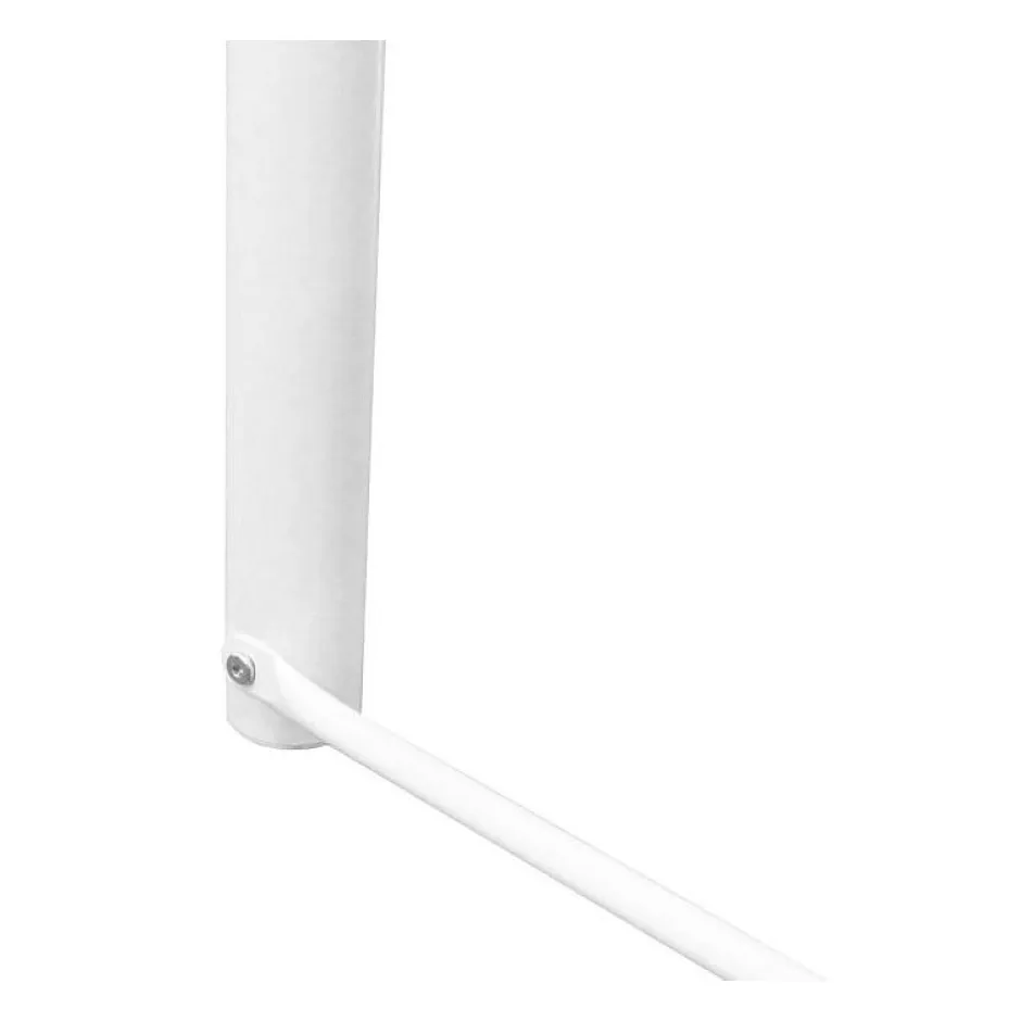 Generic Lit mezzanine ELIOT 140 x 190 cm - Métal - Sommier inclus - Blanc New