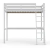 Bb Loisir Lit Mezzanine 90x190cm blanc SALA avec incl. Sommier et échelle