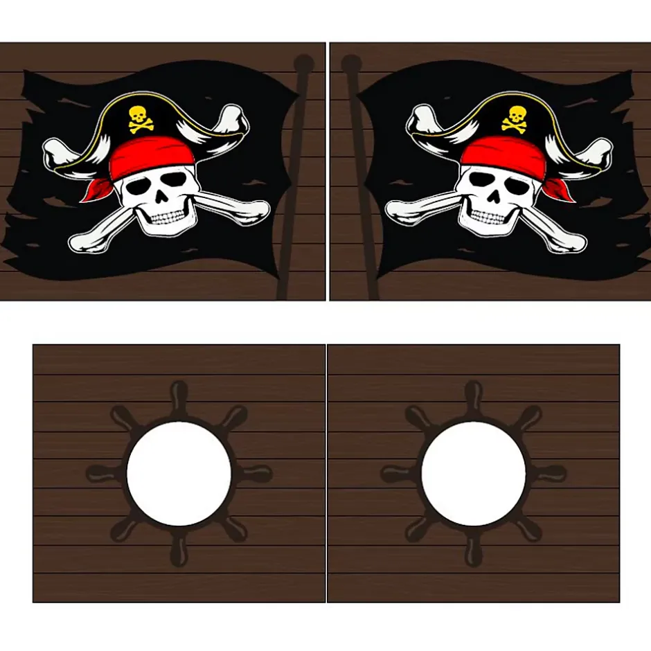 Petits-Meubles Lit Mi-Hauteur 90x200 sommier inclus housse Pirate Vipack Pino Blanc Hot