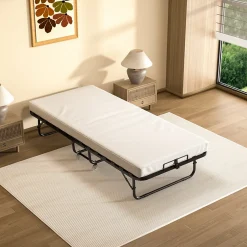 Enfant Teeno Lit pliant 90x200 CM avec matelas de 10 cm