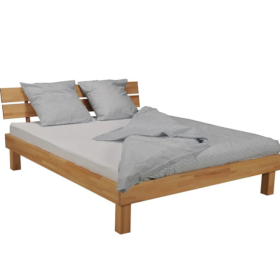 Weber Industries Lit RIVA 140x200 cm/ Hêtre massif huilé