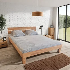 Weber Industries Lit RIVA 140x200 cm/ Hêtre massif huilé