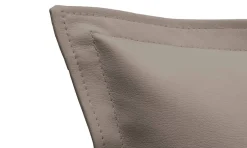 Talamo Italia Lit simple Dbruman, Lit coffre avec revêtement en similcuir, Ouverture frontale, adapté pour matelas 80x200 cm, Taupe Sale