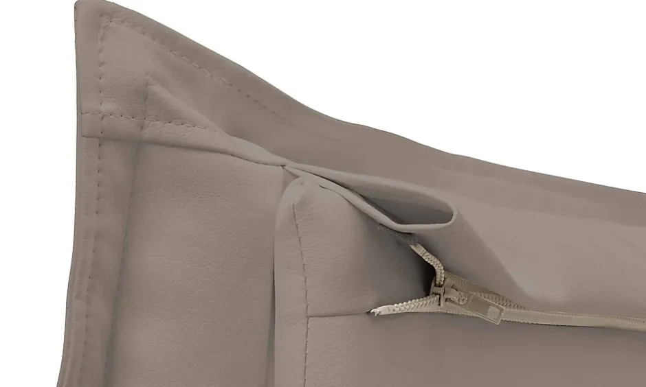 Talamo Italia Lit simple Dbruman, Lit coffre avec revêtement en similcuir, Ouverture frontale, adapté pour matelas 80x200 cm, Taupe Sale