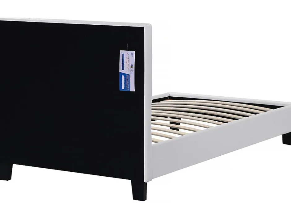 Habitat Et Jardin Lit simple en pvc "Julia" 90 x 190 cm Blanc New