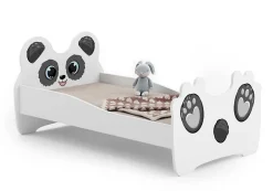 Enfant Kobi Lit simple Panda 140x70 avec matelas