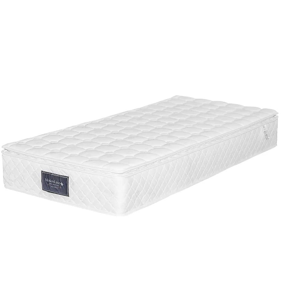 Okwish Lit simple 90x200 cm - Lit rembourré avec tête de lit capitonnée - Lin - Matelas Inclus - Gris-Beige