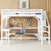 Enfant Fortuna lai Lit Simple 90x200cm, Canapé-Lit, Éclairage Ambiant, Rangement, Naturel