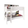 Enfant Weber Industries Lit superposé LUCKY 90x190 + 2 sommiers / Blanc