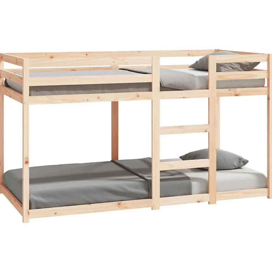Enfant Vidaxl Lit superposé sans matelas 90x190 cm bois de pin massif