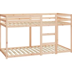 Enfant Vidaxl Lit superposé sans matelas 90x190 cm bois de pin massif