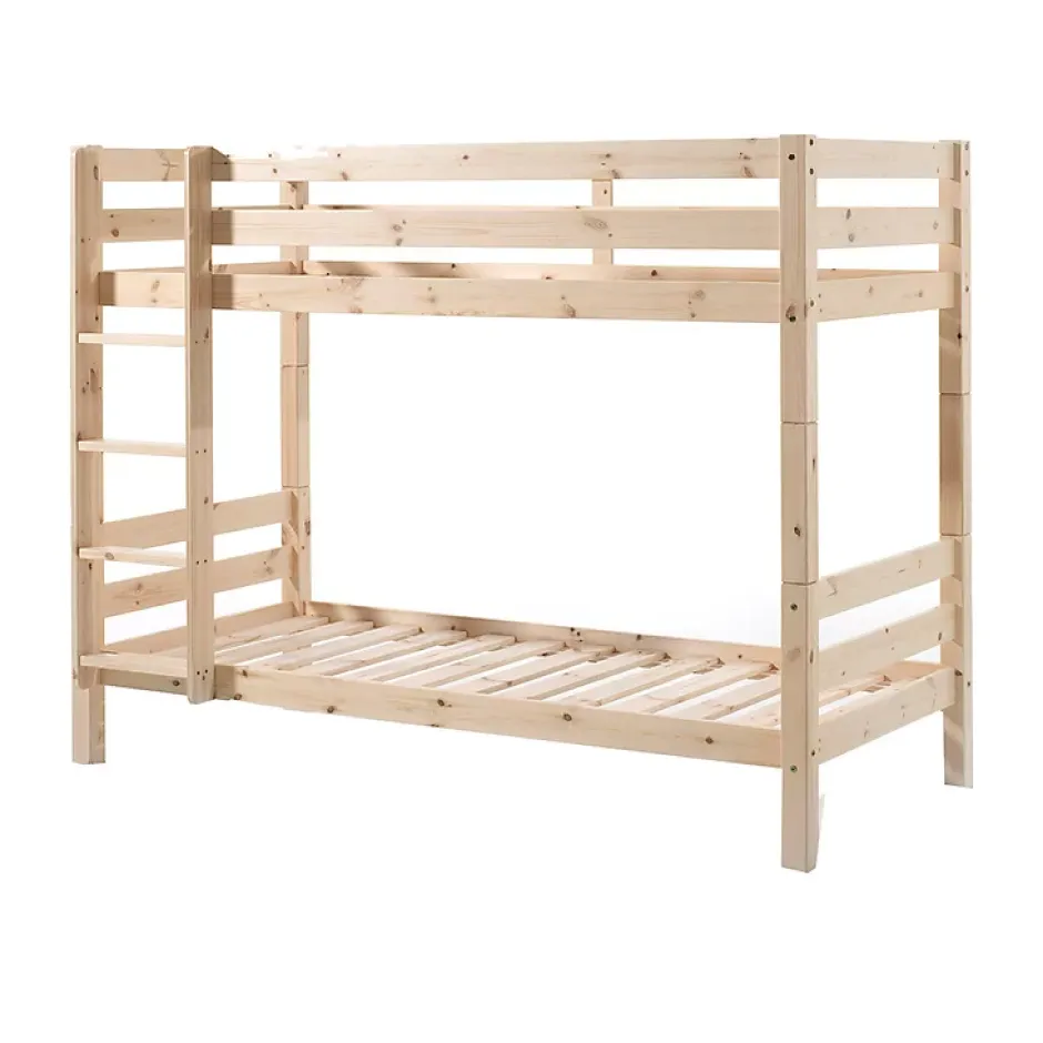 Petits-Meubles Lit Superpose 90x200 Hauteur 160 cm Sommier Inclus Vipack Pino - Bois Sale