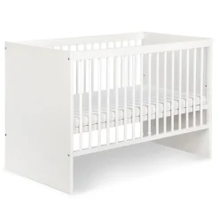 Monmobilierdesign Lit évolutif Bébé Convertible En Lit Enfant Blanc 140x70 Hot