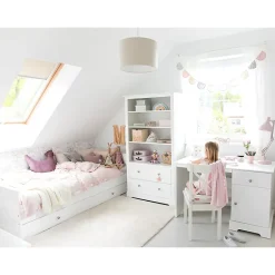 Petits-Meubles Lit 90x200 Bellamy Marylou Blanc