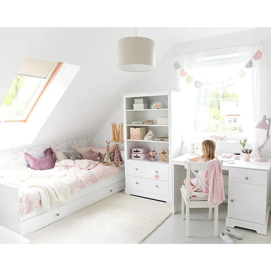 Petits-Meubles Lit 90x200 Bellamy Marylou Blanc