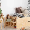 Petits-Meubles Lit 90x190 sommier et tiroir inclus Tristan Bois