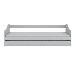 Petits-Meubles Lit 90x200 sommier et tiroir inclus Kocot Kids Allison Blanc Sale
