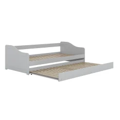 Petits-Meubles Lit 90x200 sommier et tiroir inclus Kocot Kids Allison Blanc Sale