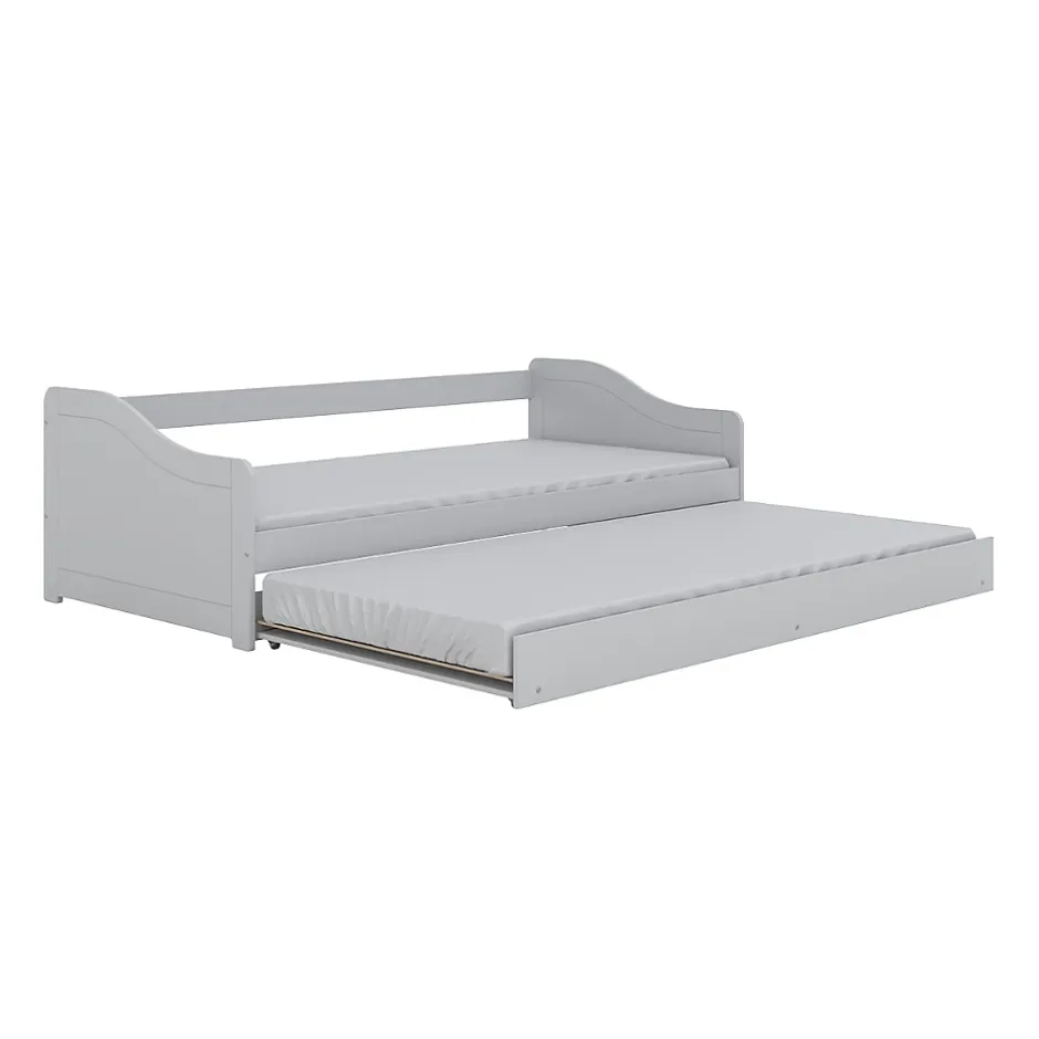 Petits-Meubles Lit 90x200 sommier et tiroir inclus Kocot Kids Allison Blanc Sale