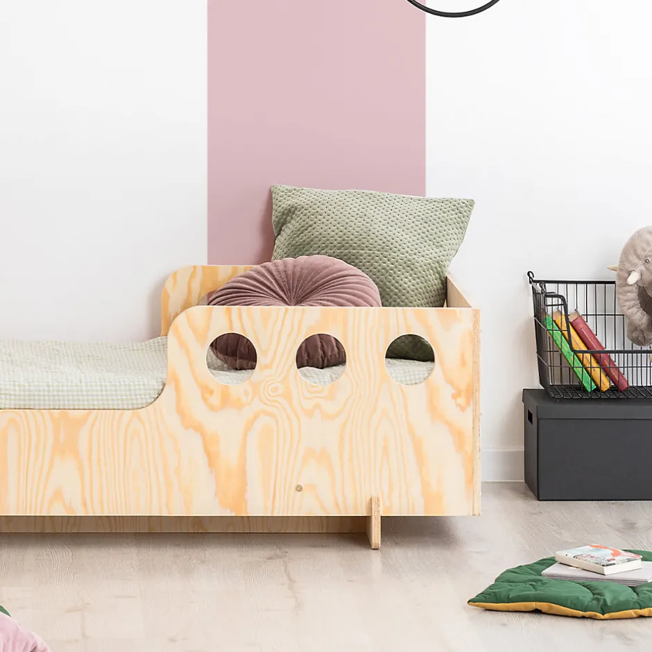 Enfant Petits-Meubles Lit 90x200 sommier inclus Anaïs Bois